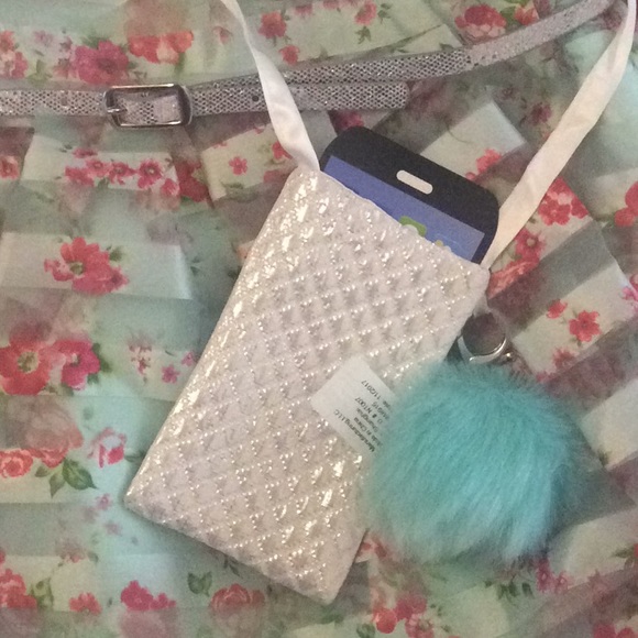 🆕 mint floral dress + necklace + belt + purse - Picture 6 of 8